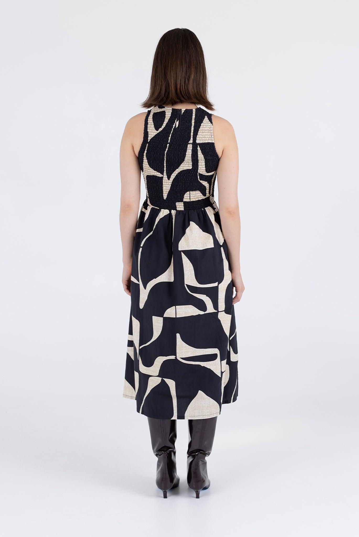Flor Dress - Nero Sky Product Image