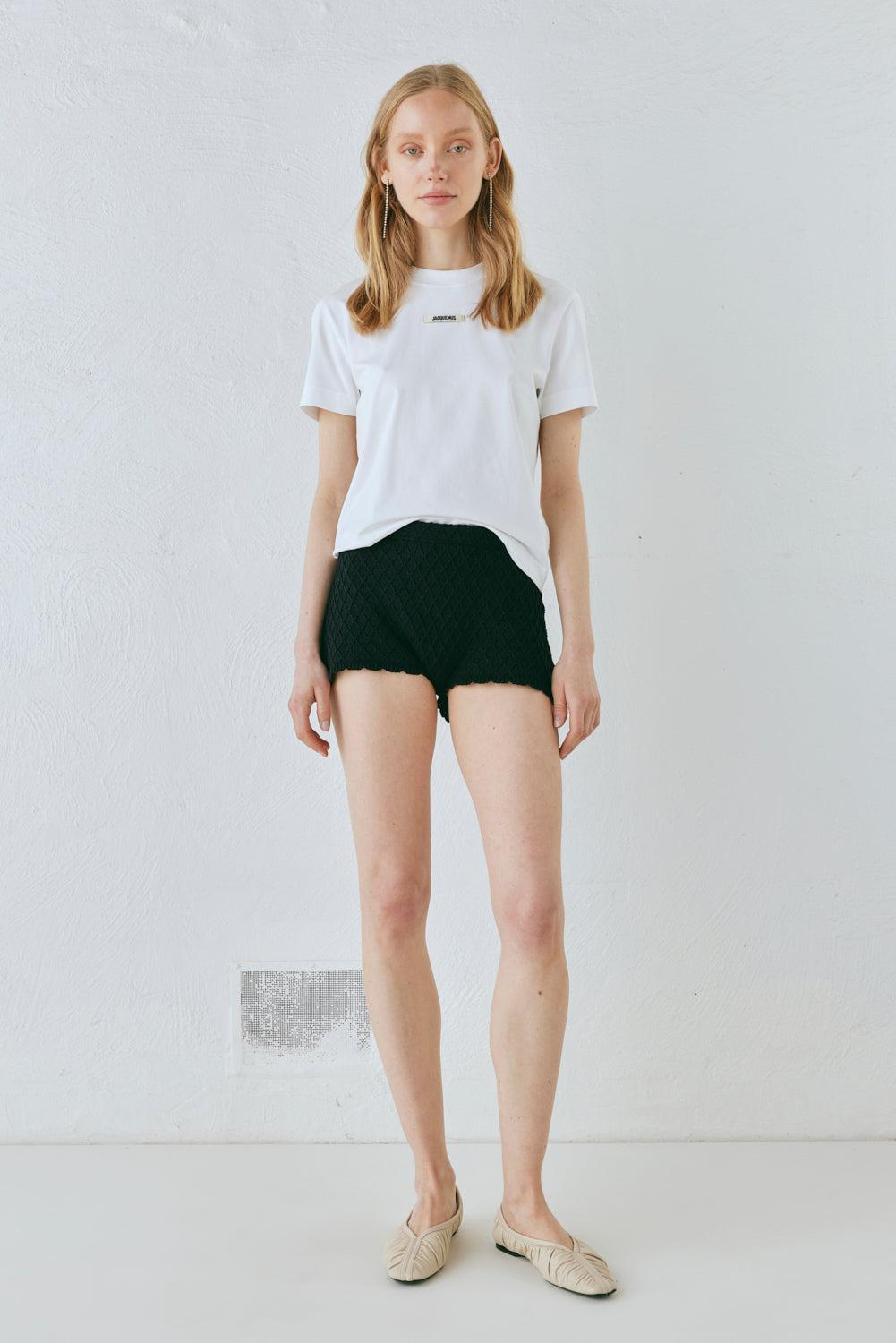 Inner Glow Knit Shorts Black Product Image