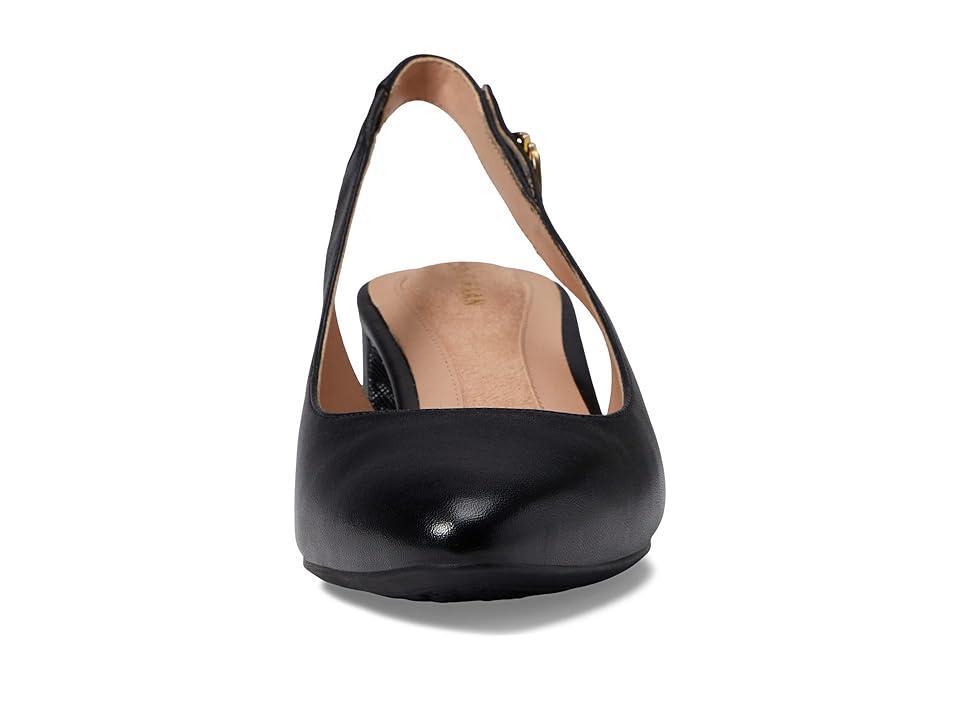 Women's Cole Haan Slingback Pumps, Size: 7, Black Leather Product Image