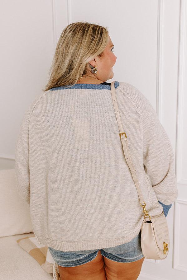 Falling Leaves Knit Cardigan Curves Product Image