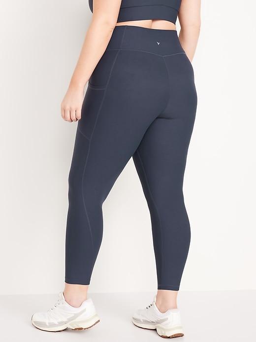 High-Waisted PowerSoft Rib Leggings Product Image