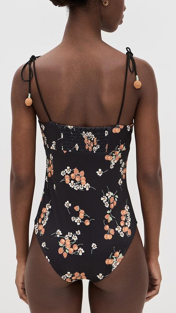 Sea Cerise Cherry Bustier One Piece | Shopbop Product Image
