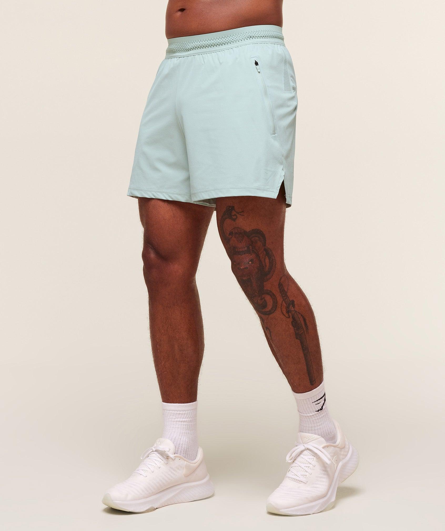 Gymshark Fit Elite 5" Shorts - Morning Blue Male Product Image