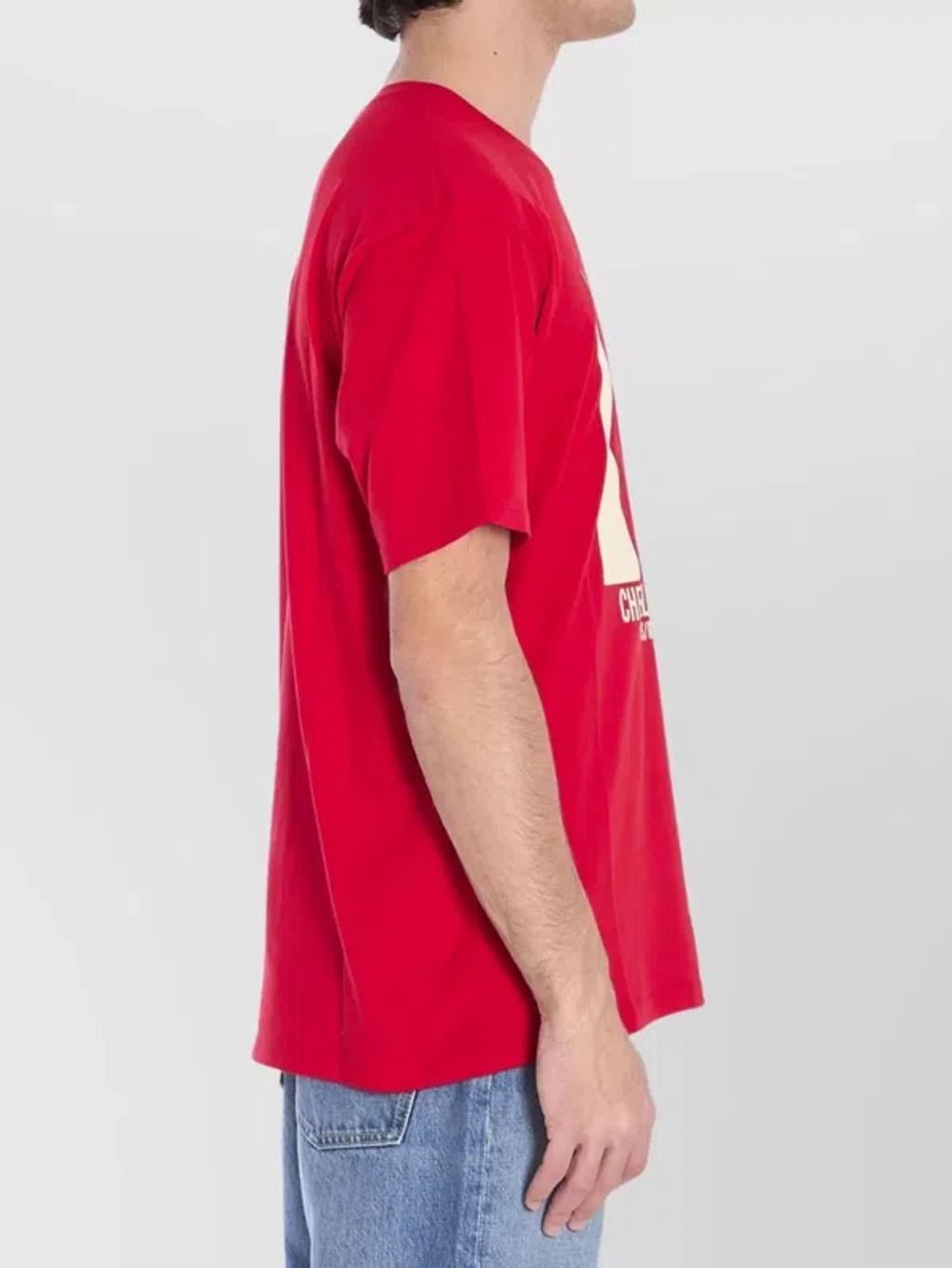 VALENTINO T-shirt Logo In Red Product Image