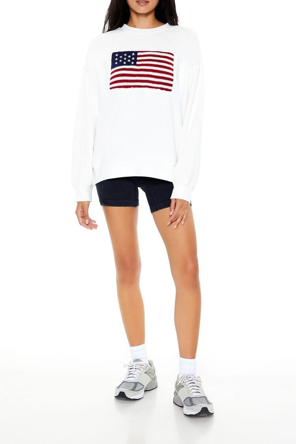 American Flag Fleece Pullover | Forever 21 Product Image