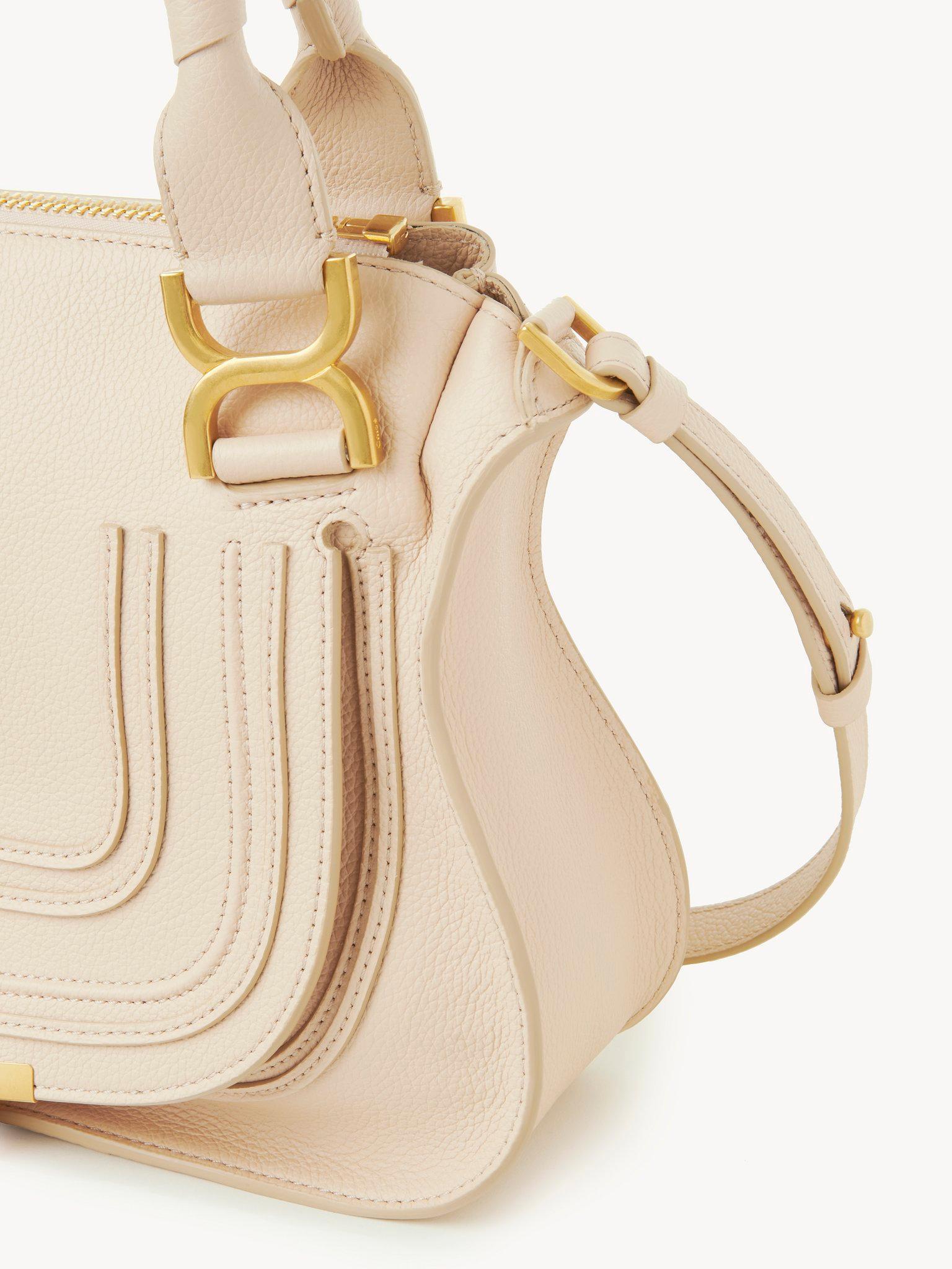 Small Marcie bag in grained leather Product Image