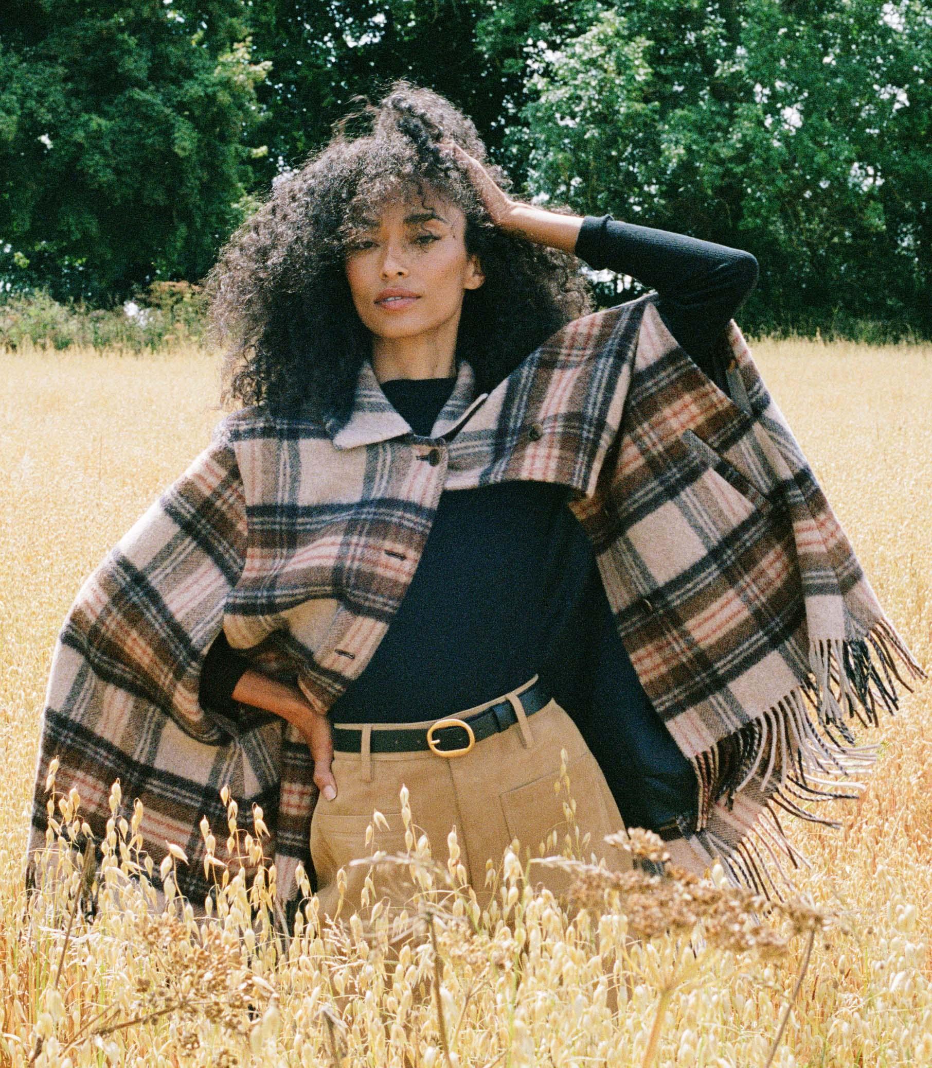 KENT CAPE -- MACLAINE PLAID Product Image