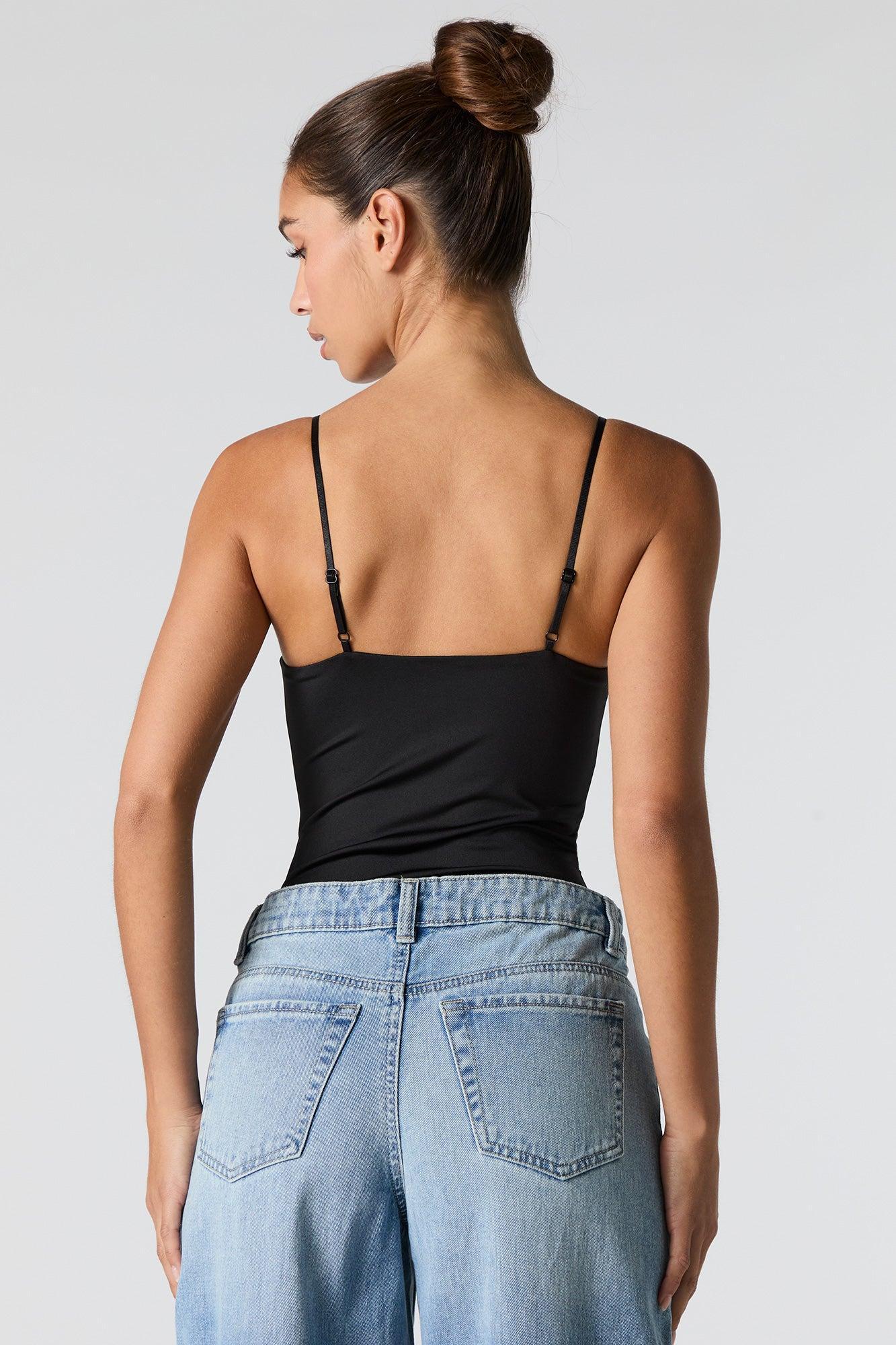 Contour Lace Trim Cami Bodysuit Female Product Image