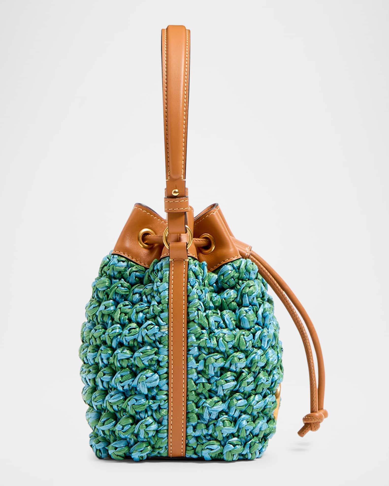 VLOGO Signature Mini Drawstring Crochet Bucket Bag Product Image