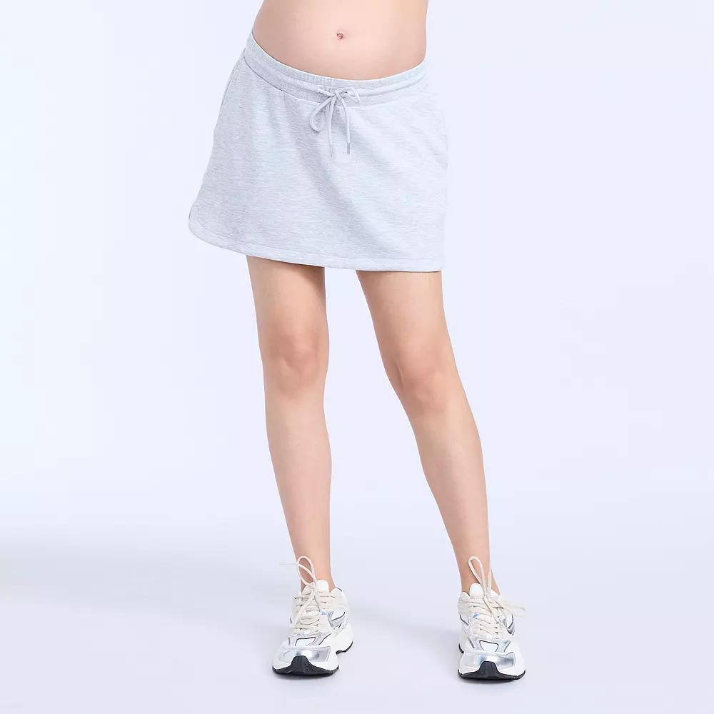 Maternity Motherhood® Pull-On Trapeze Mini Skirt, Women's, Size: XS-MAT, Grey Grey Product Image