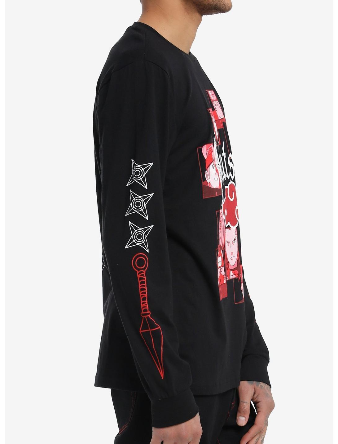 Naruto Shippuden Akatsuki Front & Back Long-Sleeve T-Shirt Product Image