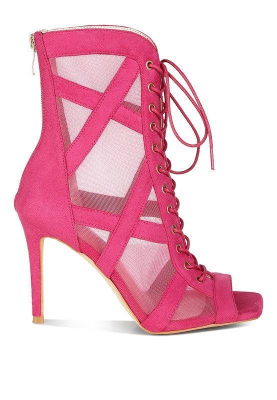 Anarki Mesh Lace-Up Ankle Boots Product Image