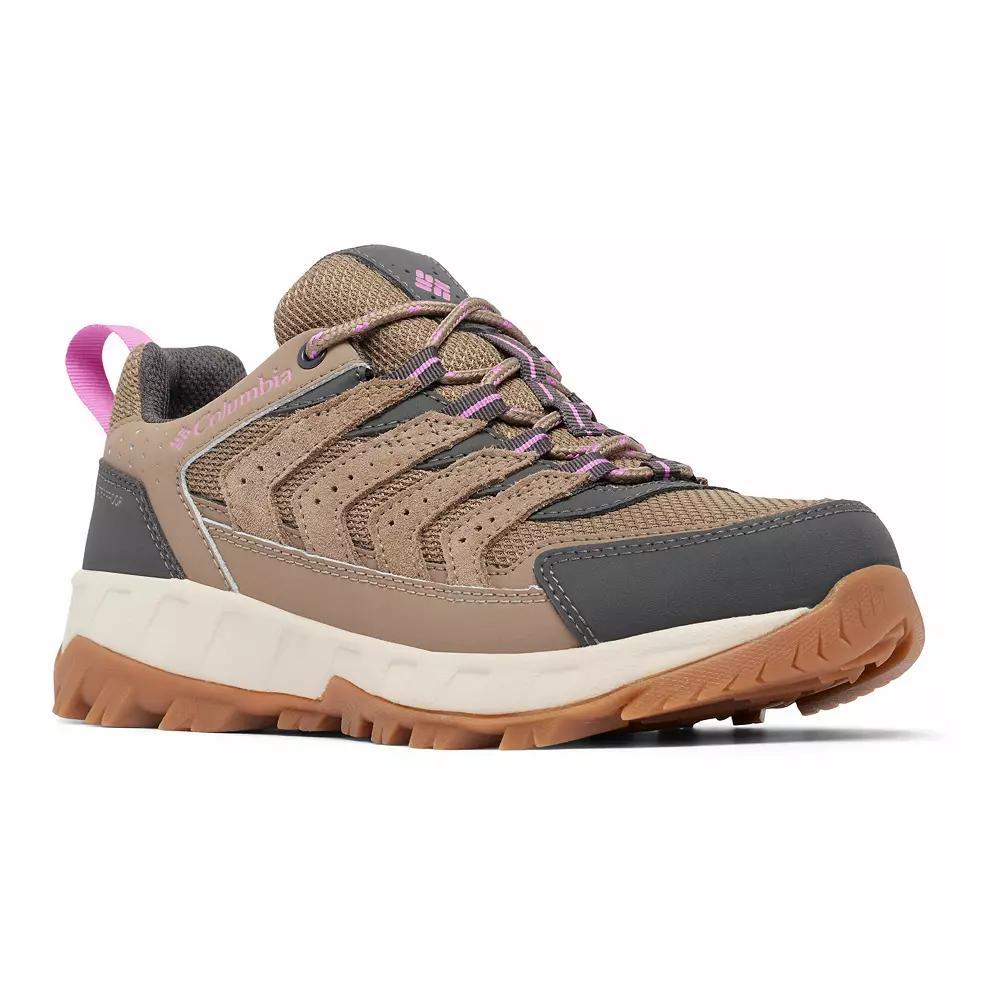 Columbia Strata Women's Waterproof Low Trail Shoes, Size: 10, Wet Brown Berrypatch Product Image