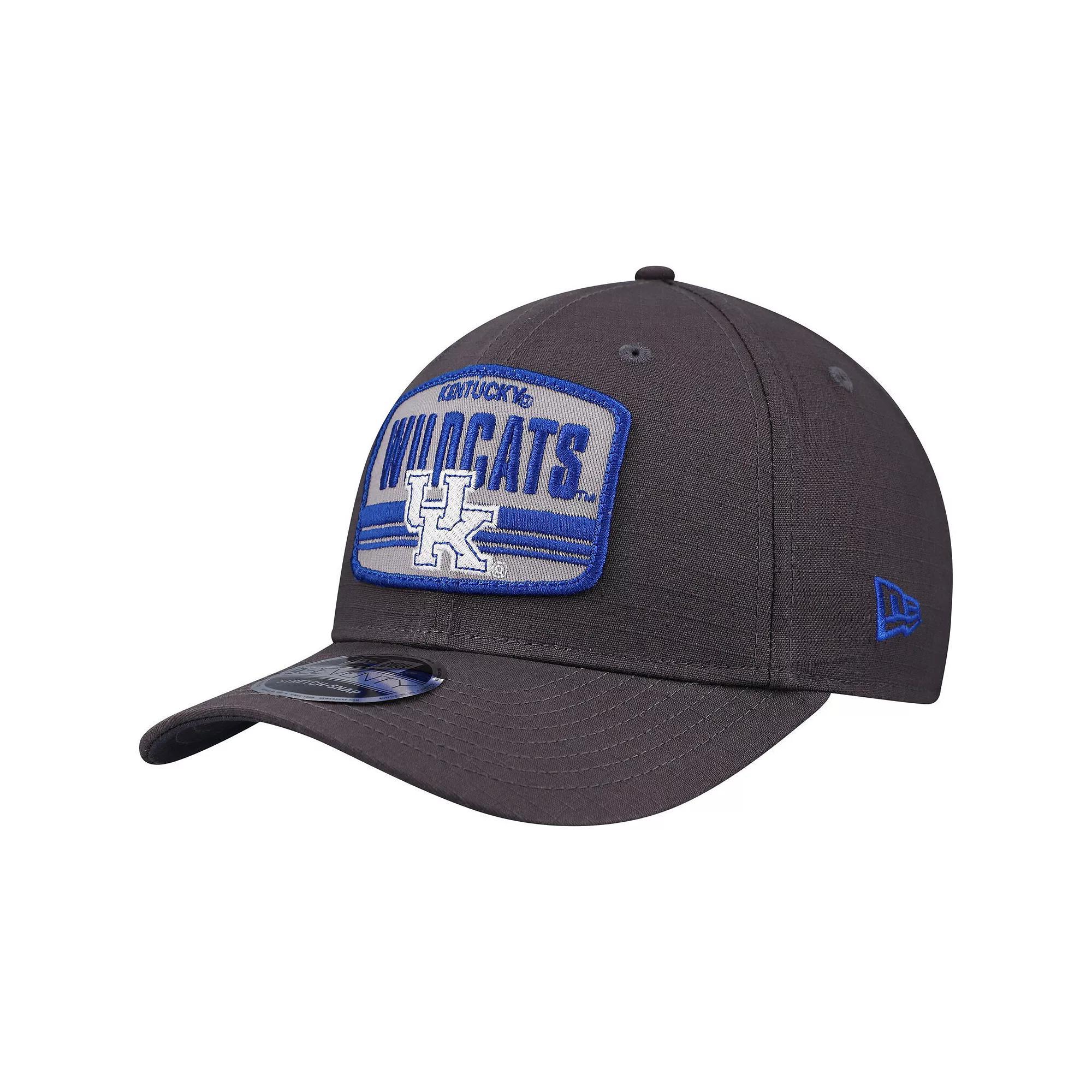 Men's New Era Charcoal Kentucky Wildcats Team Elevated 9SEVENTY Stretch-Snap Adjustable Hat Product Image