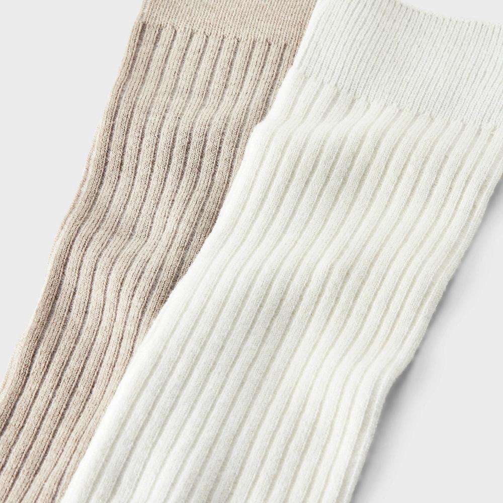 Womens Ultra Soft Everyday Rib-Knit 2pk Knee High Socks - Auden 4-10 Product Image