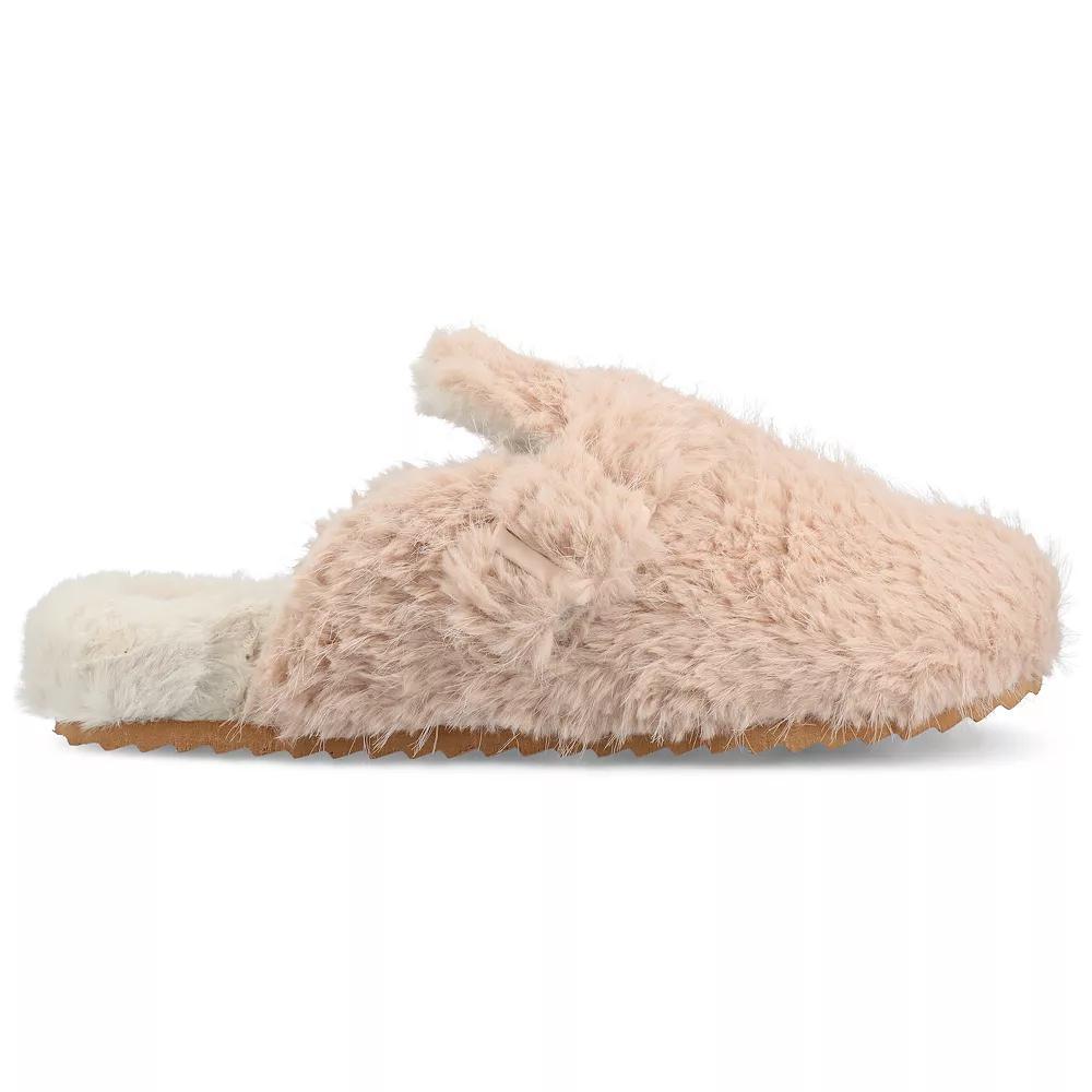 Journee Ardenn Women's Slip-On Scuff Slippers, Size: Small (5/6), Pink Product Image