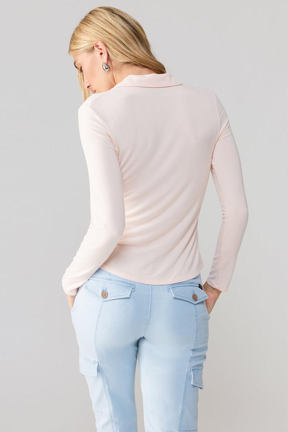 Dreamgirl Button Up Top- Rose Essence Product Image