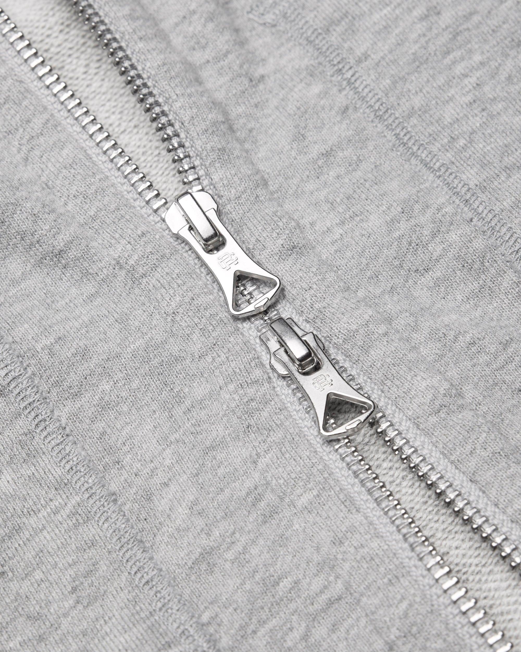 Lightweight Terry Slim Zip Hoodie Male Product Image