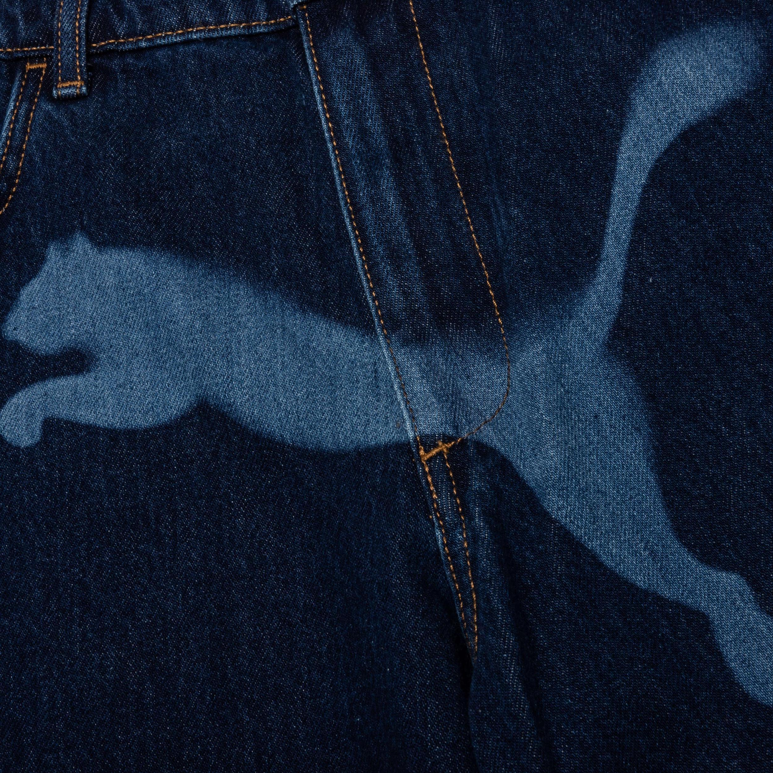 Puma x A$AP Rocky Denim Short - Blue Male Product Image
