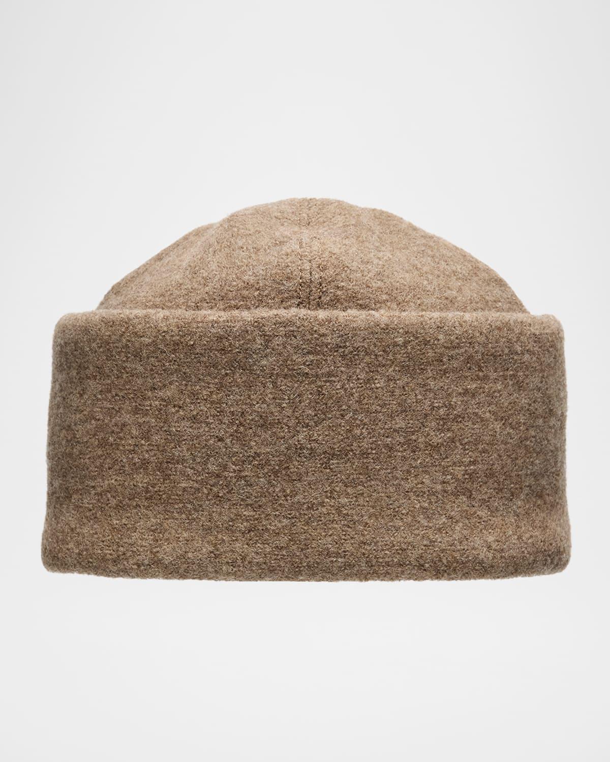 Mens Jocey Folk Felted Wool Beanie Hat Product Image