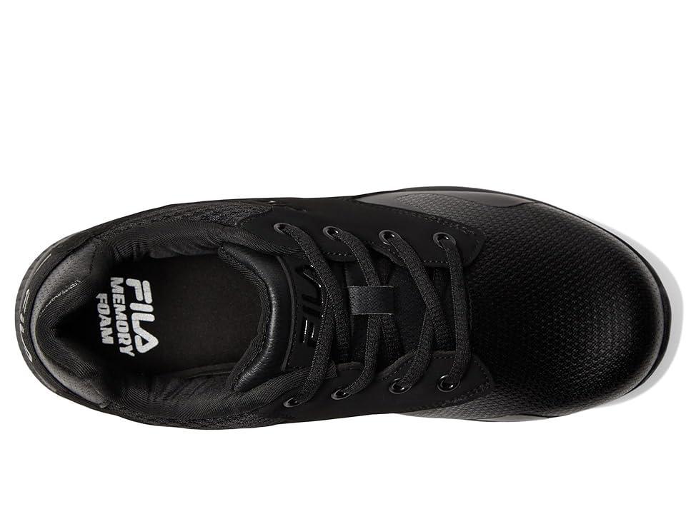 Fila Memory Layers Slip Resistant Black/Black) Women's Shoes Product Image
