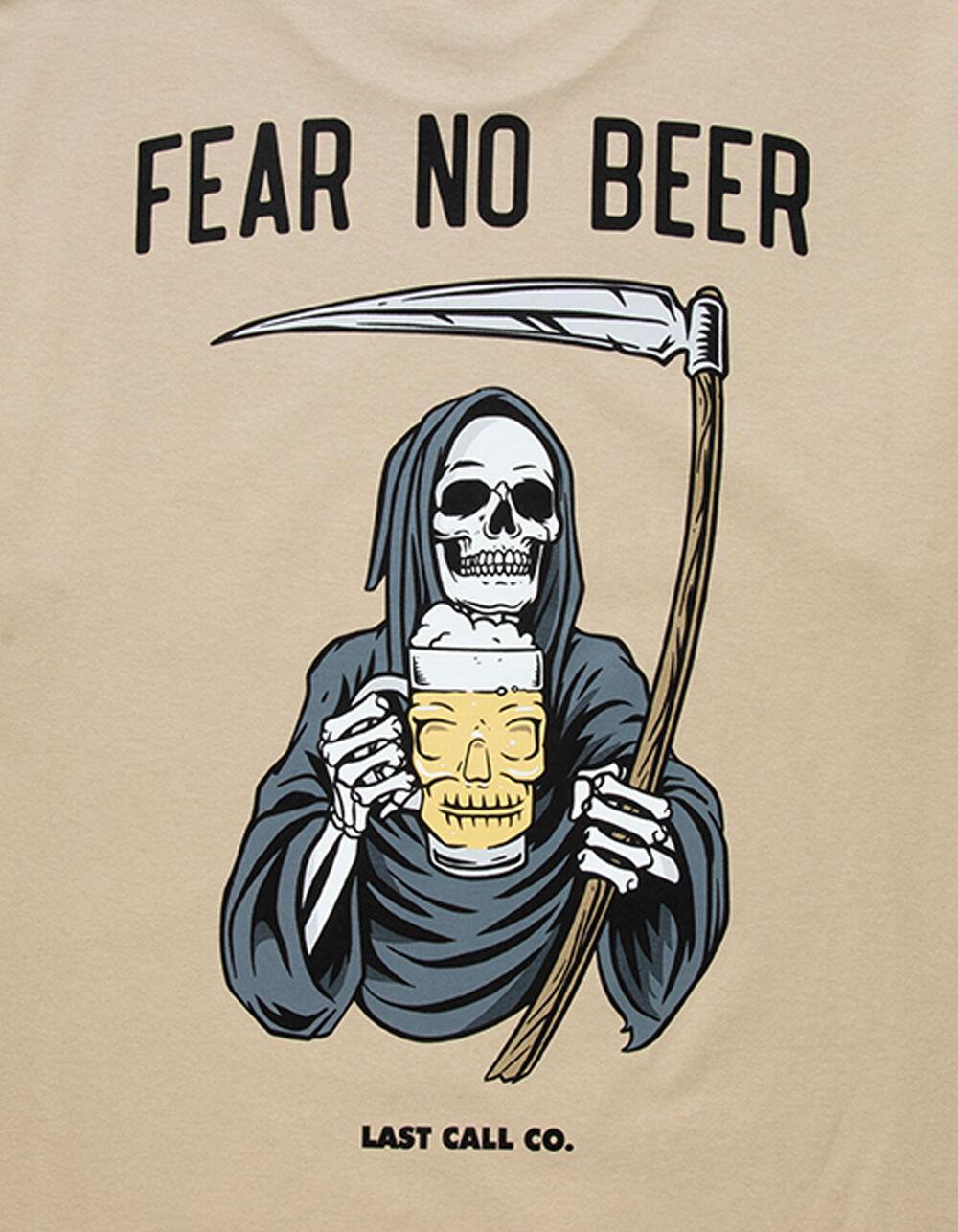 LAST CALL CO. Fear No Beer Mens Tee - TAN Product Image
