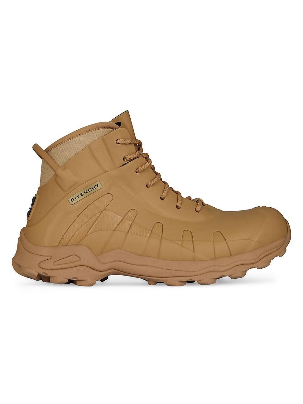 Mens High Rubber Lace-Up Boots Product Image