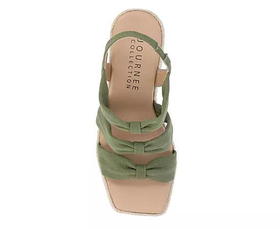 Journee Collection Womens Santorynn Platform Wedge Sandal Product Image