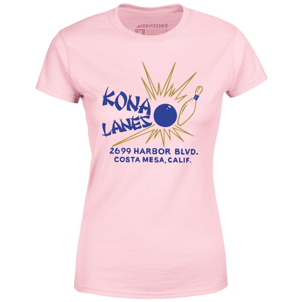 Kona Lanes v2 - Costa Mesa, CA - Vintage Bowling Alley - Women's T-Shirt Female Product Image
