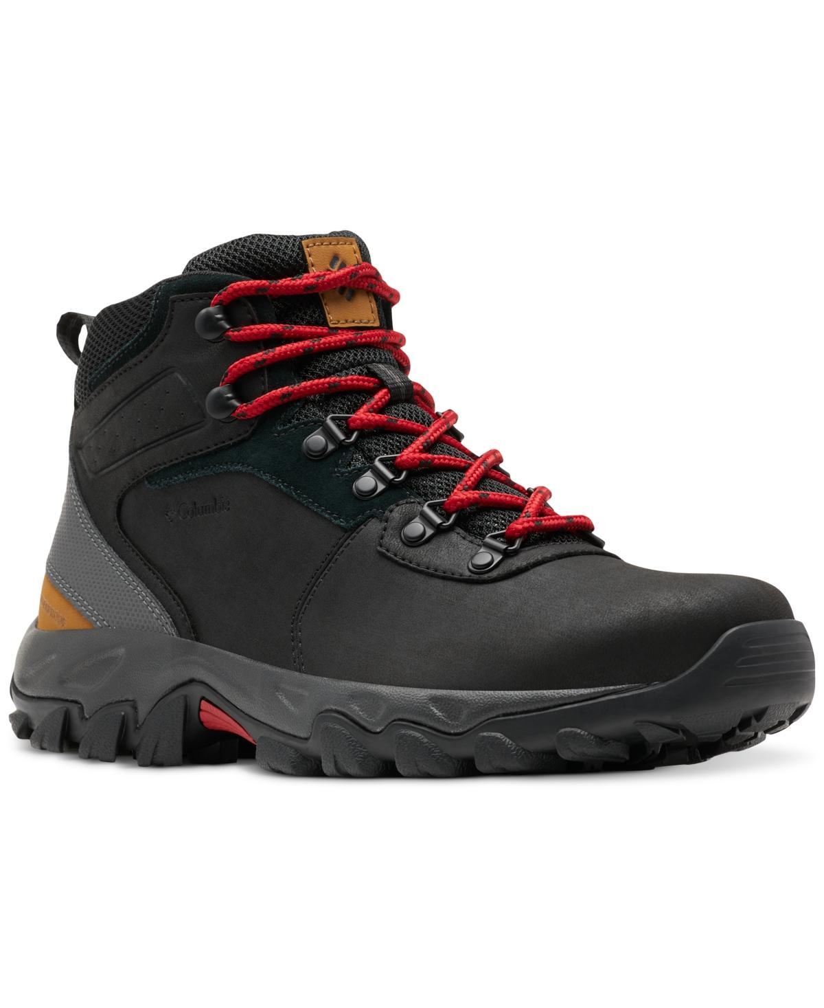 Columbia Newton Ridge Plus II Waterproof Black) Men's Waterproof Boots Product Image