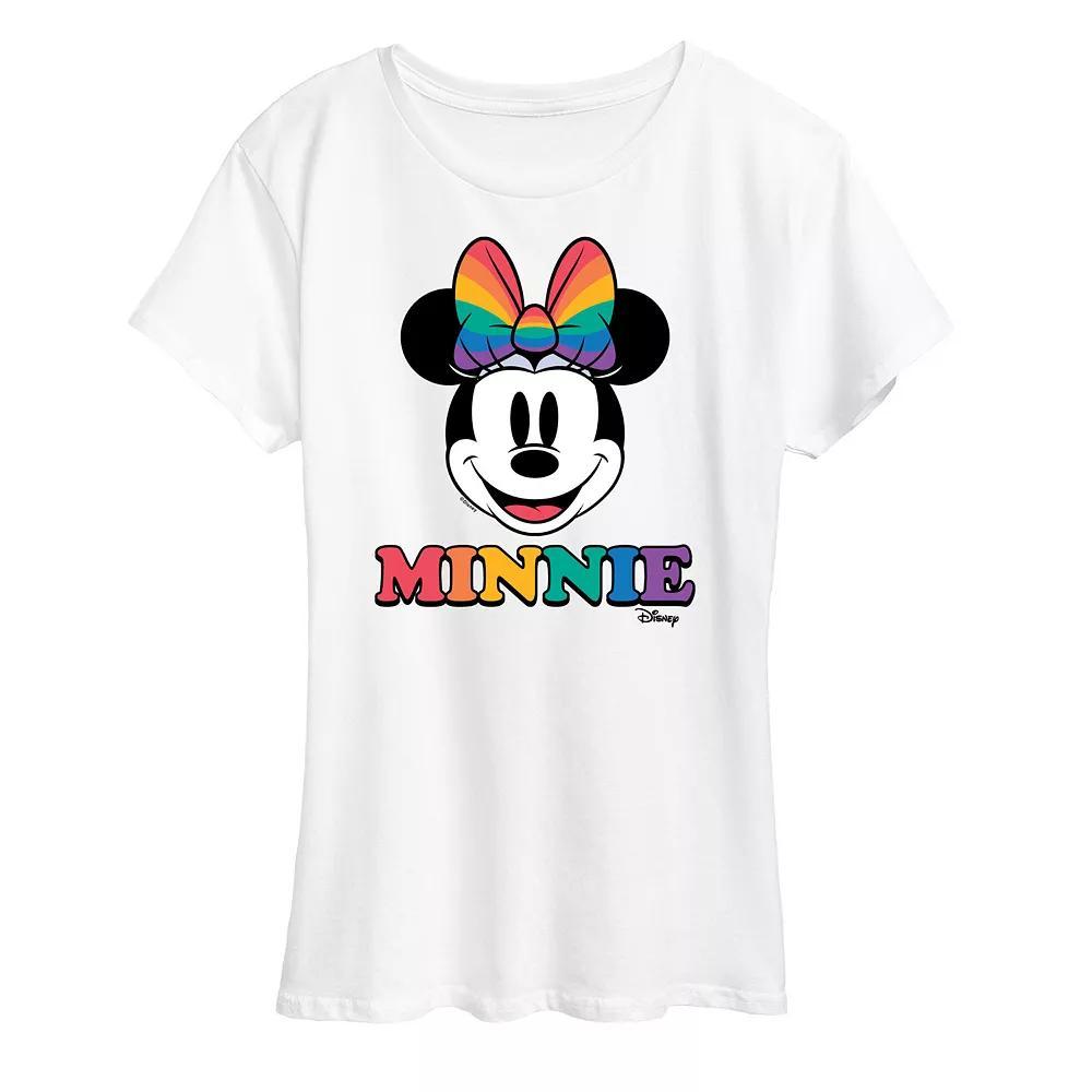 Disneys Minnie Mouse Womens Graphic Tee Product Image