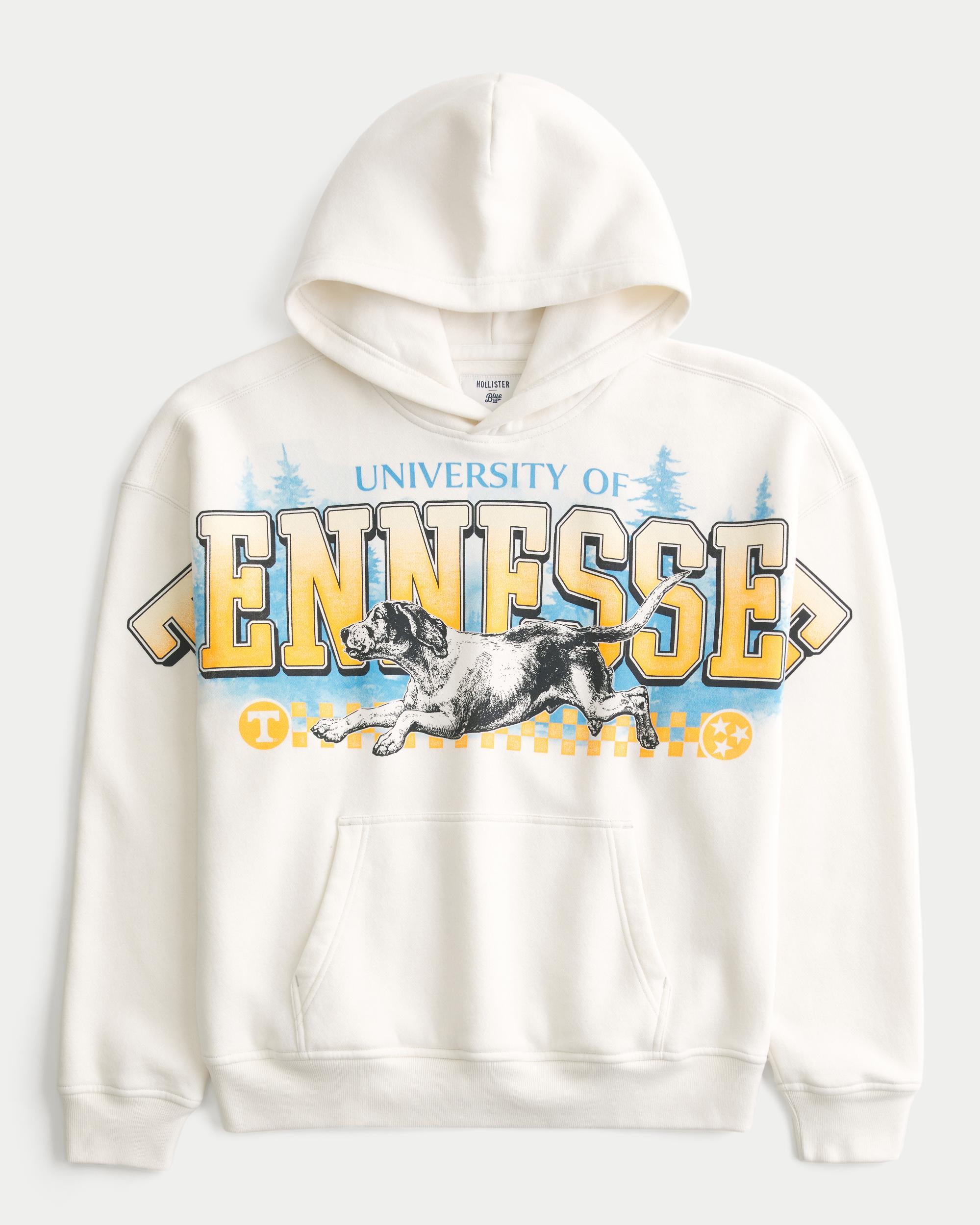 Boxy UConn Graphic Hoodie Product Image