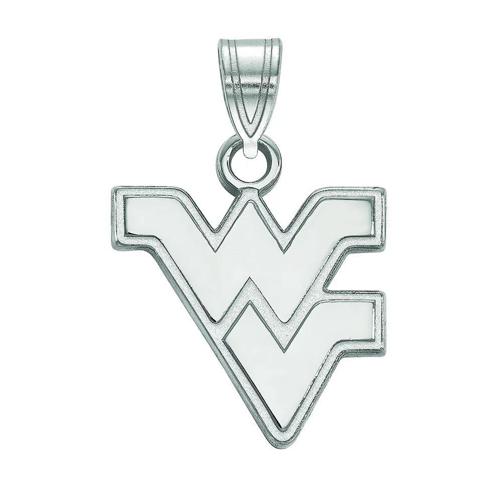 LogoArt Sterling Silver West Virginia Mountaineers Small Pendant, Women's, Size: 19 mm Product Image