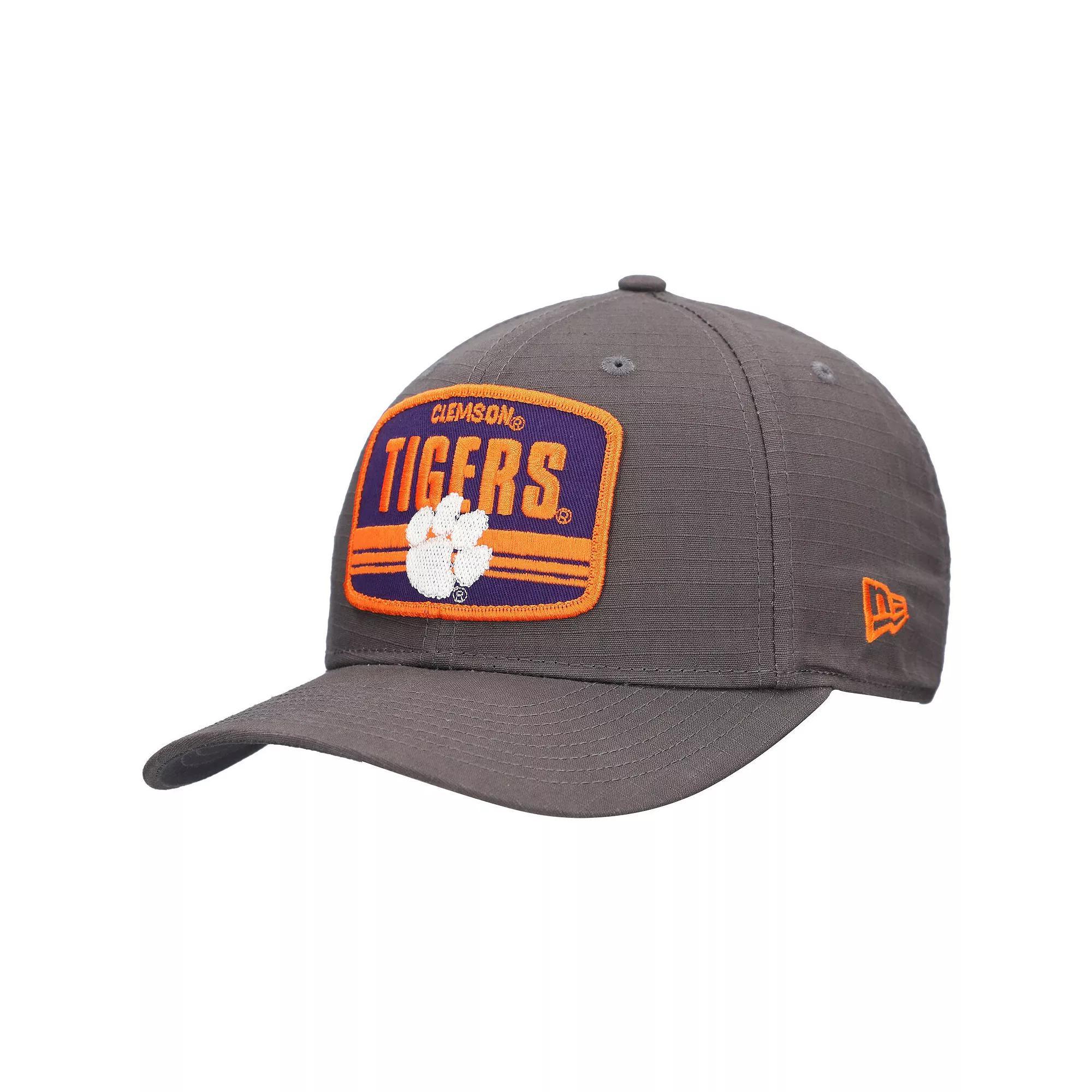 Mens New Era Charcoal Clemson Tigers Team Elevated 9SEVENTY Adjustable Hat Product Image