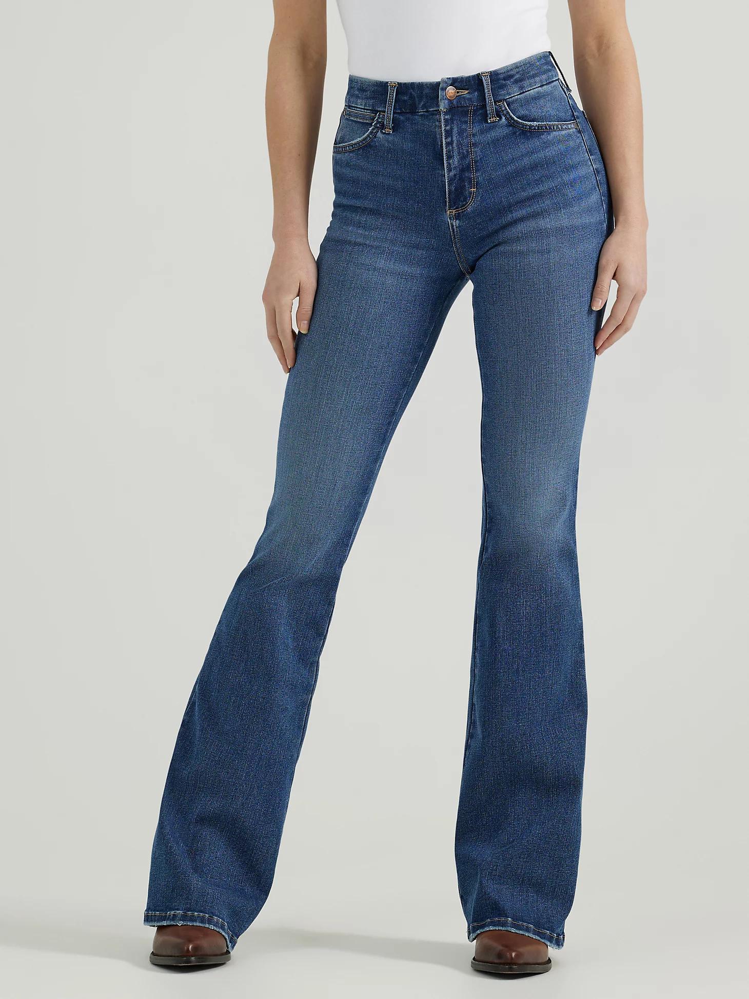Women's Wrangler Bespoke High Rise Flare Jean | Women's JEANS | Wrangler® Product Image