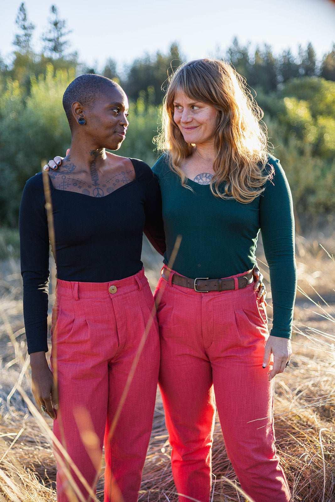 Perfect Pant in Red Sherbert Canvas Product Image