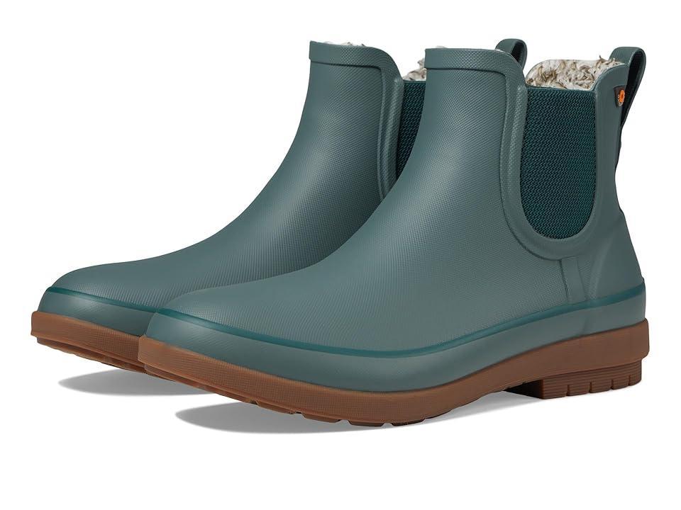 BOGS Amanda II Women's Waterproof Chelsea Rain Boots, Size: 11, Dark Green Product Image
