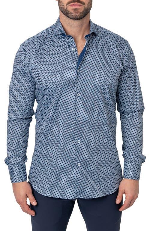 Mens Einstein Flowers Sport Shirt Product Image