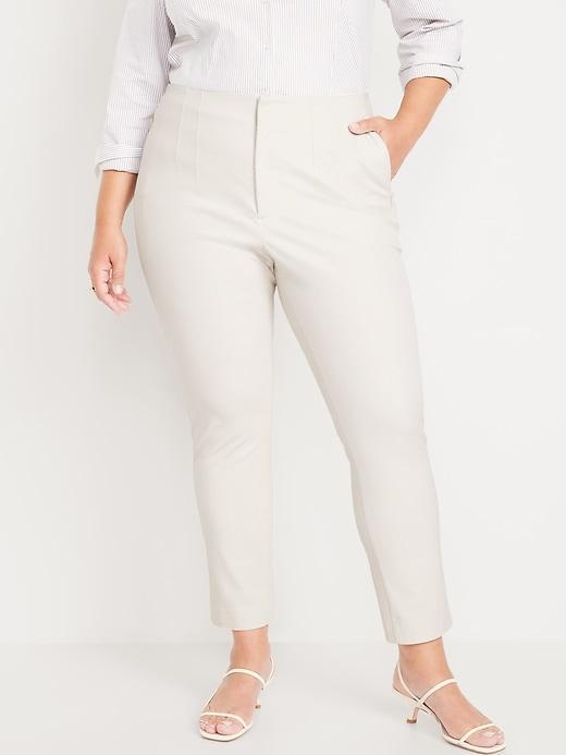 Extra High-Waisted Polished Pixie Skinny Ankle Jeans Product Image