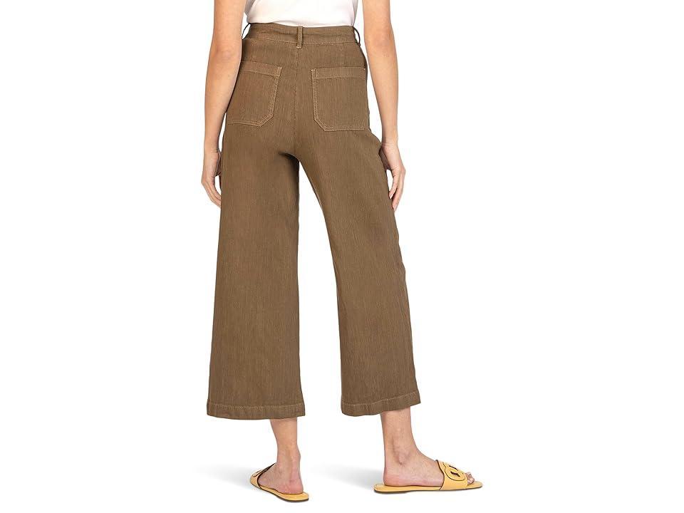 KUT from the Kloth Topaz-Wide Leg Pant W/ Porkchop Pockets (Dark ) Women's Dress Pants Product Image