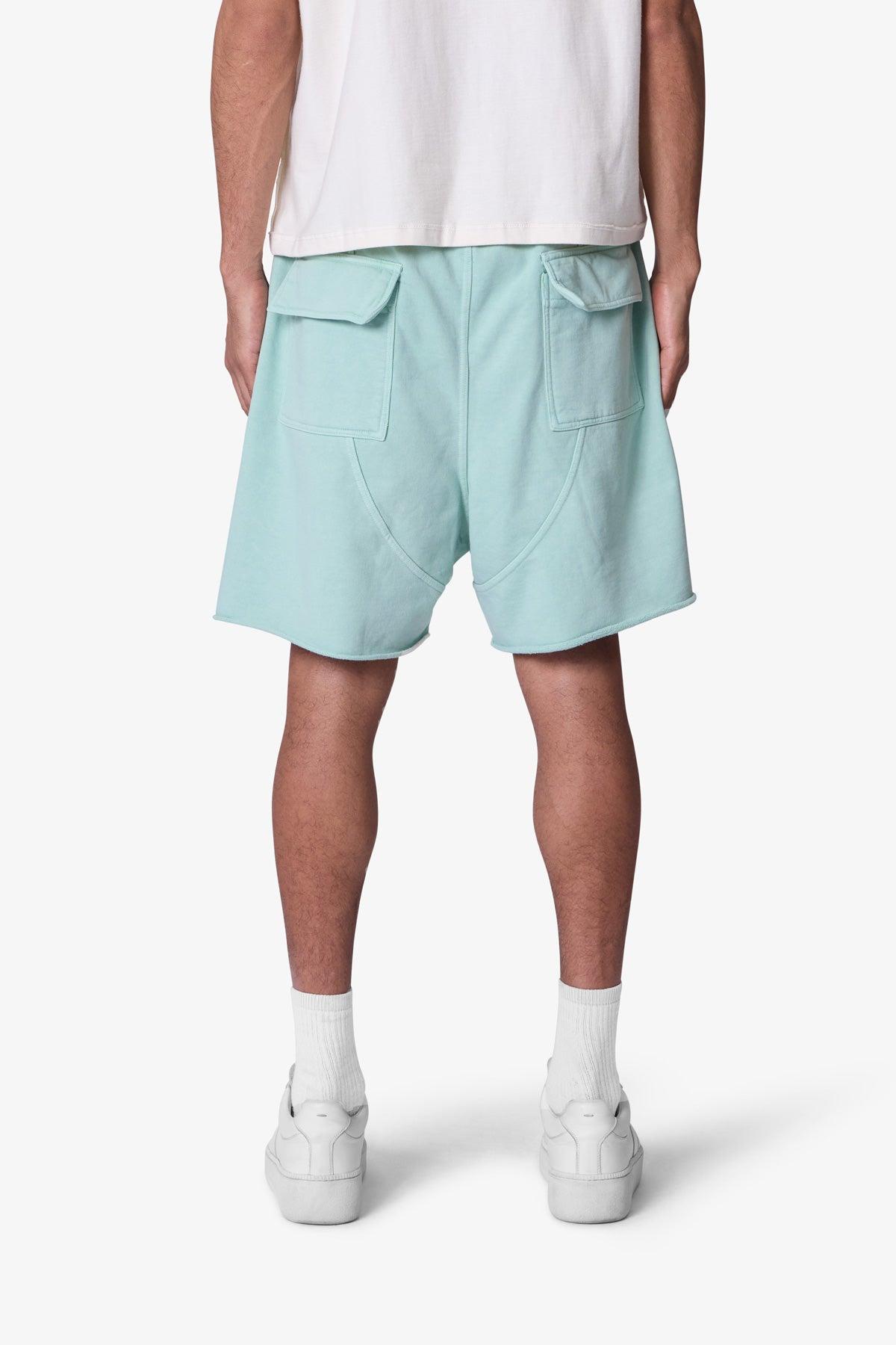 Oversized Sweatshorts - Seafoam Product Image