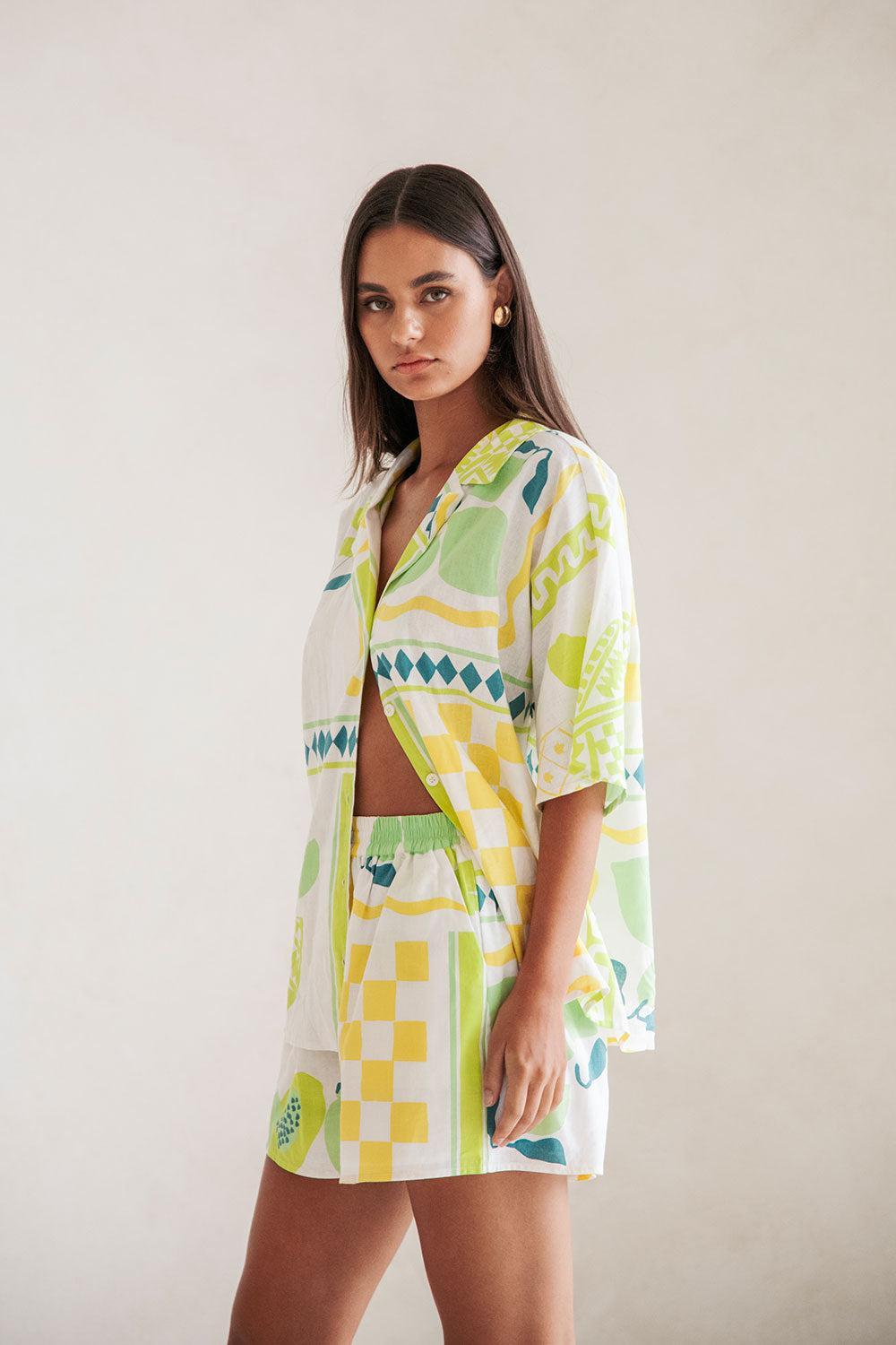 Seona Top - Prego Verde Product Image