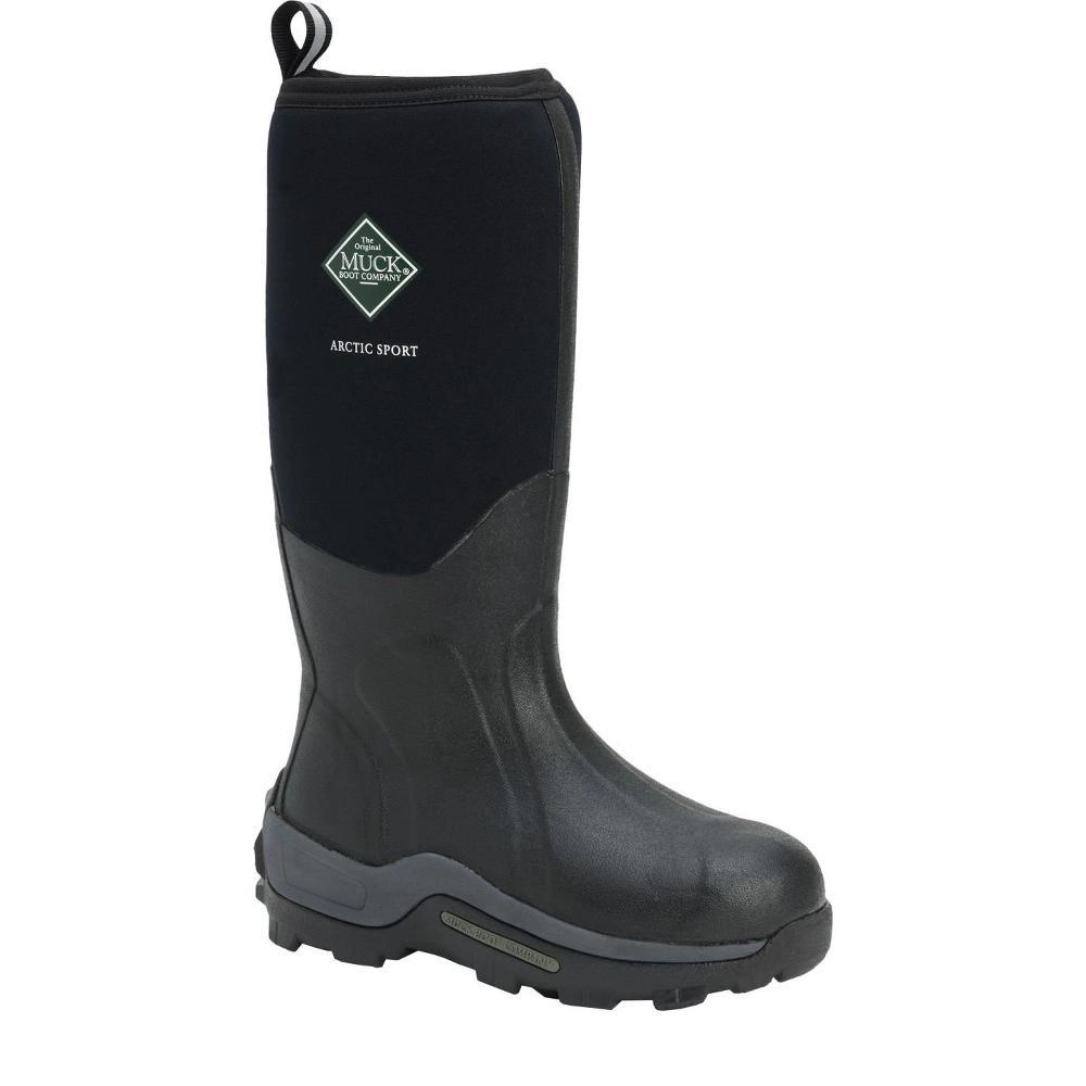 Muck Arctic Sport Tall Men's Waterproof Snow Boots, Size: 12, Black Product Image
