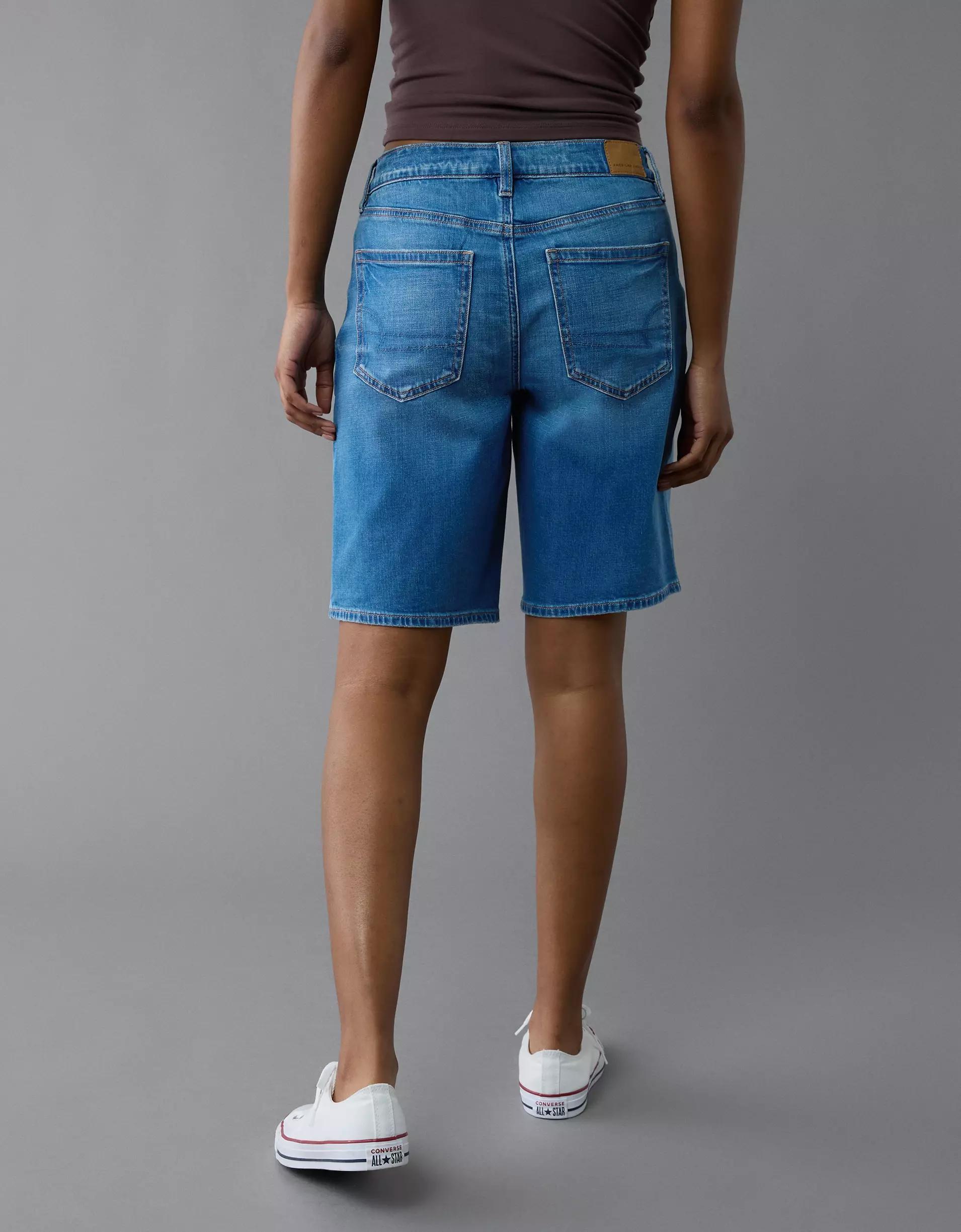AE 11" Dreamy Drape Stretch High-Waisted Jort Product Image