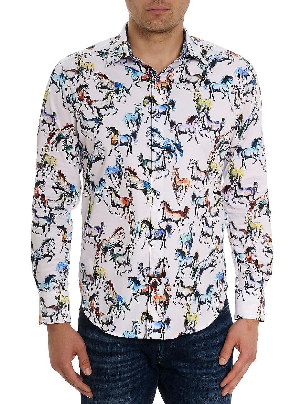 Men's Thoroughbred Cotton-Stretch Sport Shirt Product Image