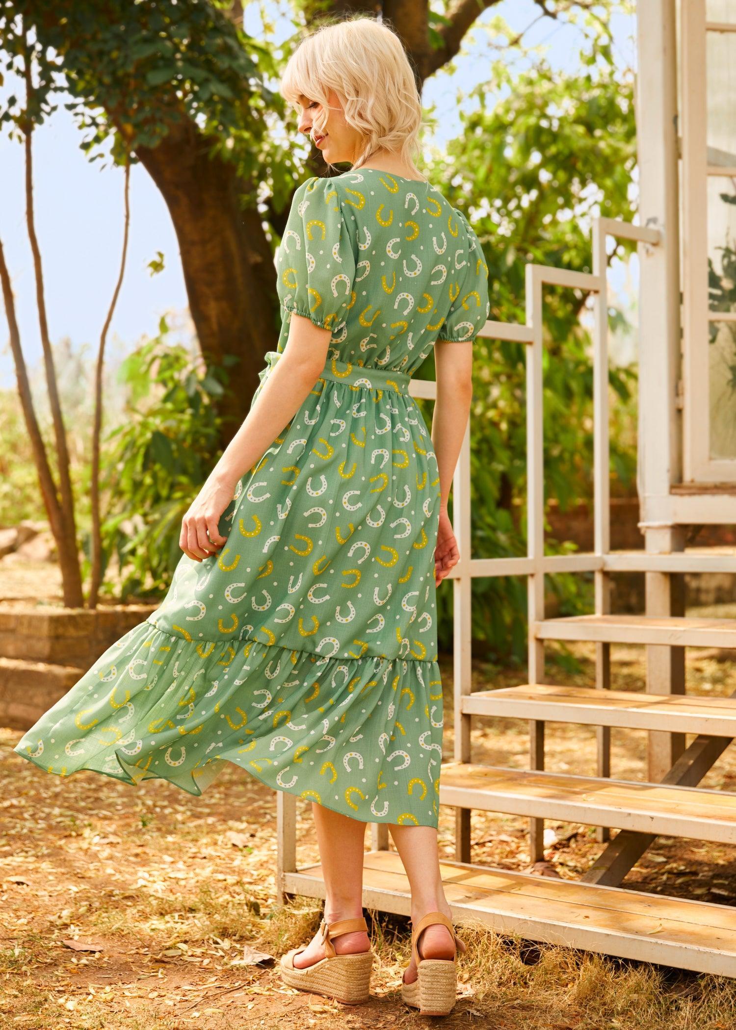 Luck Be a Lady Wrap Dress Product Image