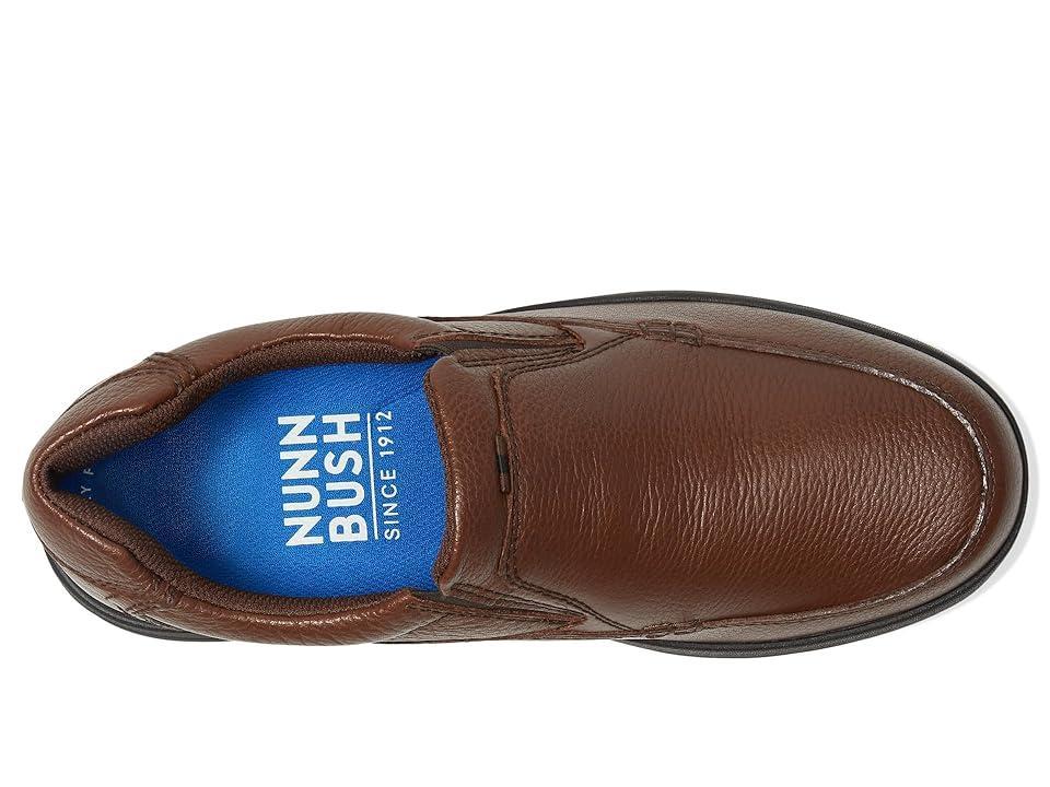 Nunn Bush Cam Moc Toe Slip-On (Cognac Tumbled Leather) Men's Slip-on Dress Shoes Product Image