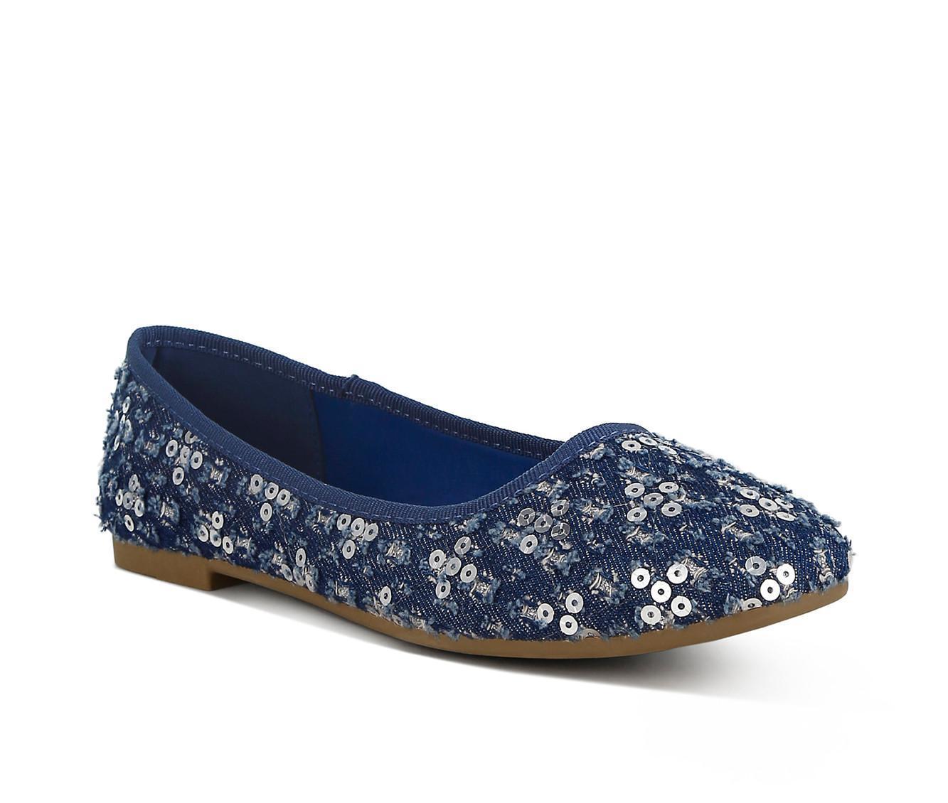 Women's London Rag Sujet Flats Product Image