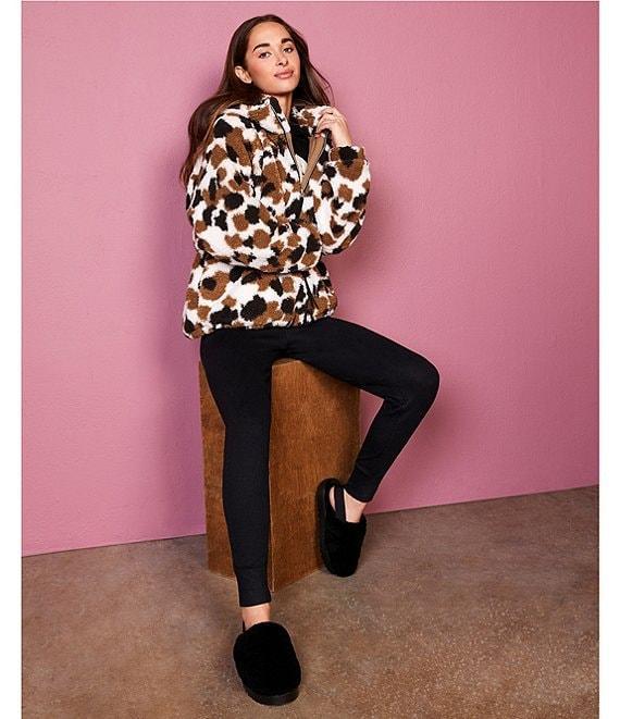 UGG® Madeline Fuzzy Logo Long Sleeve Coordinating Lounge Sweatshirt Product Image