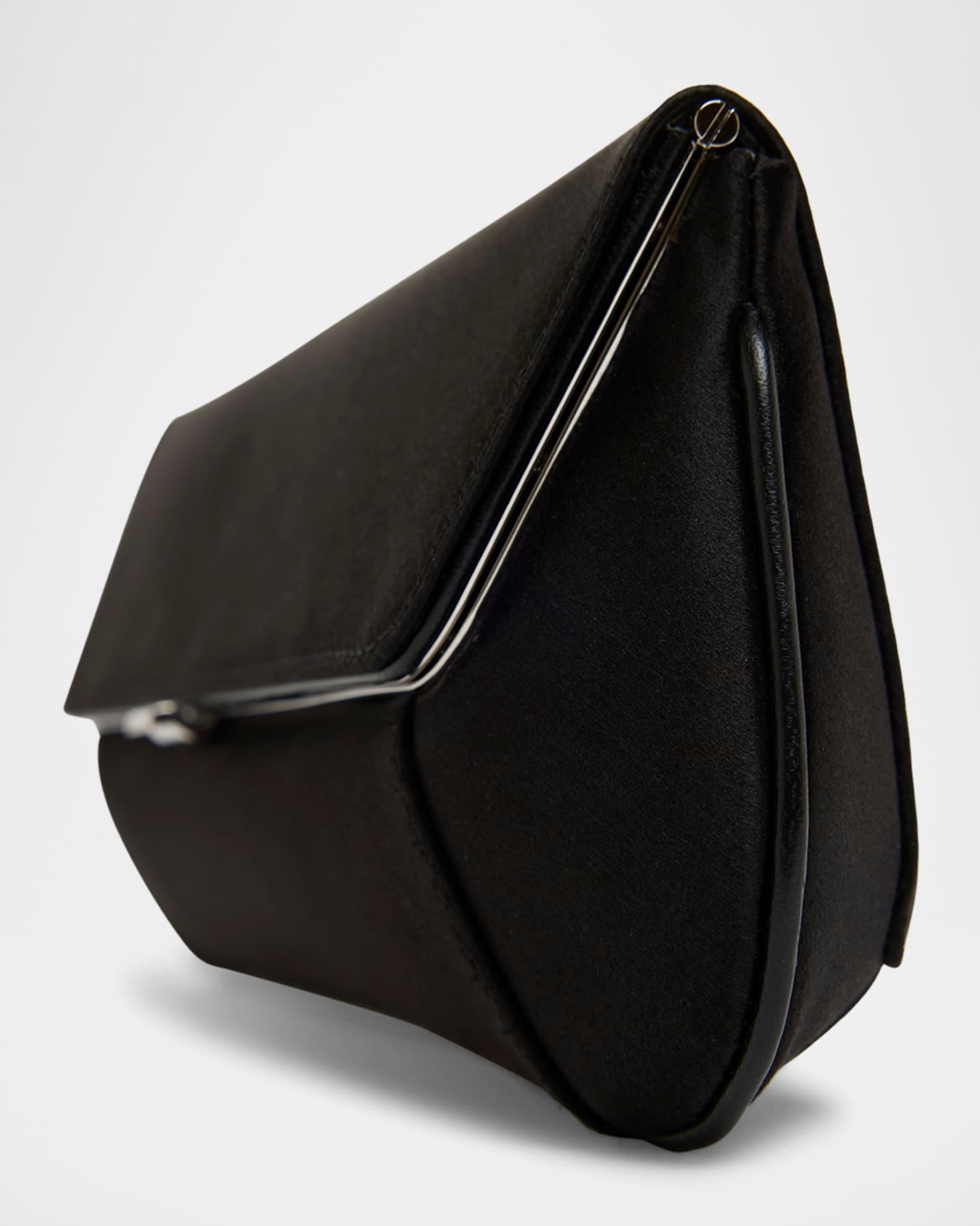 Ami Framed Satin Clutch Bag Product Image